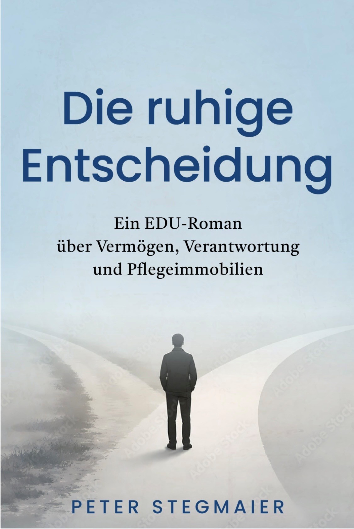 Buchcover: Die ruhige Entscheidung – Ein EDU-Roman über Vermögen, Verantwortung und Pflegeimmobilien